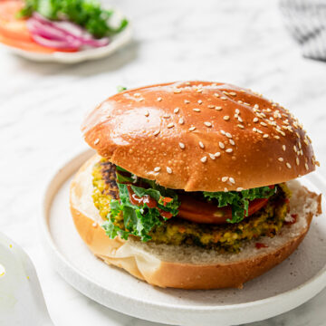 Turmeric Millet Veggie Burger Recipe