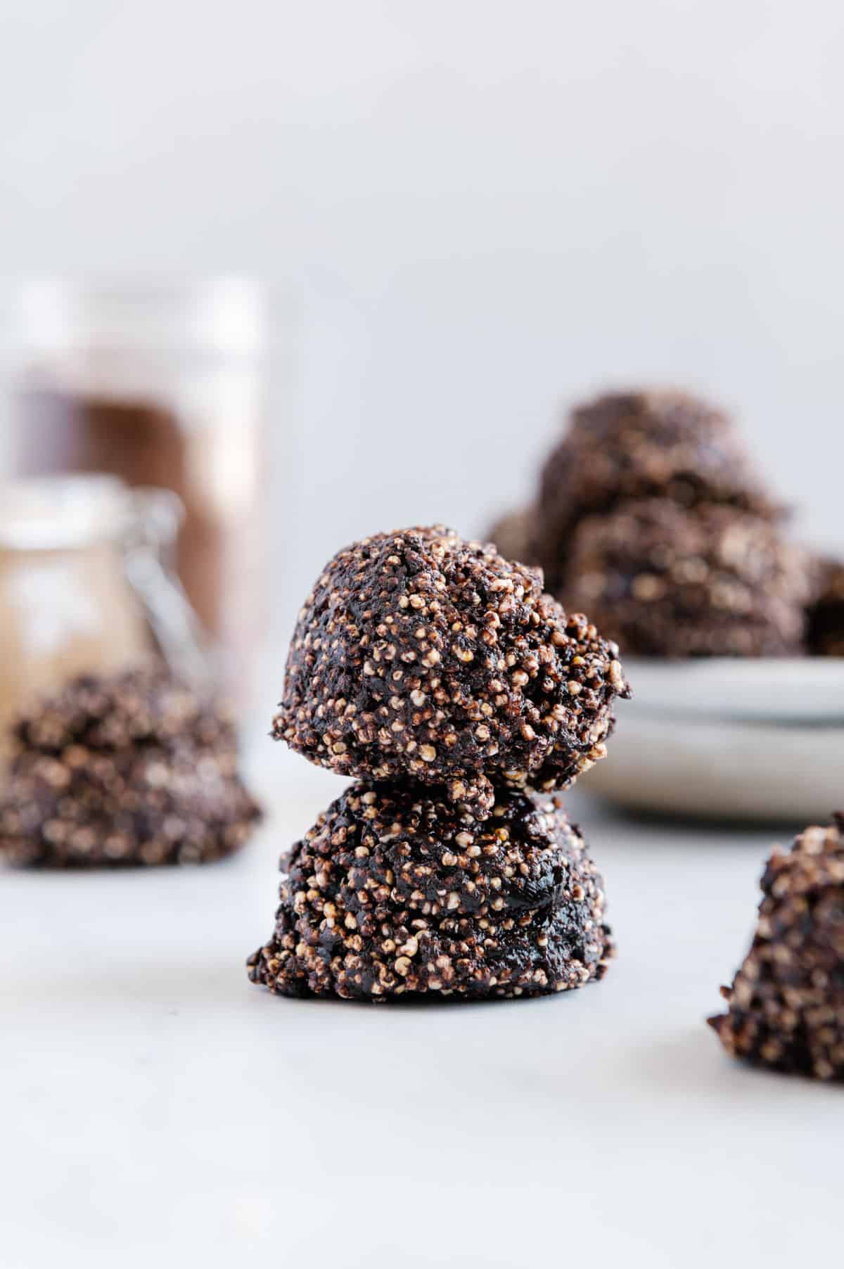 Fudgy Protein Amaranth Energy Bites