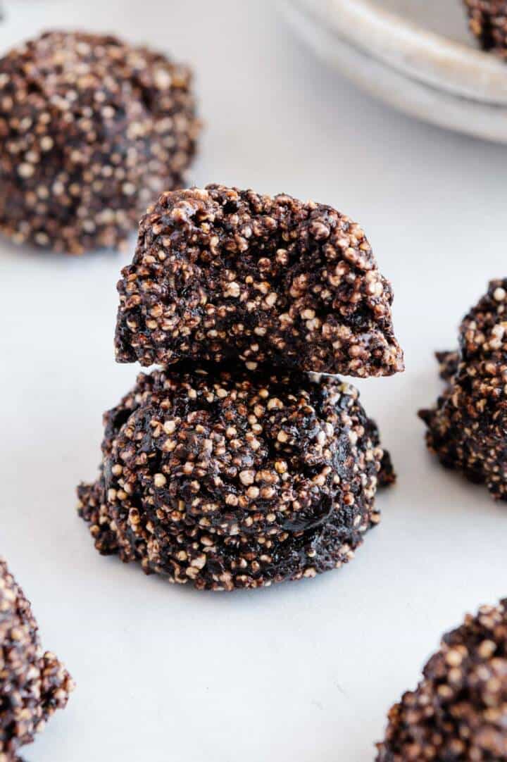 Fudgy Chocolate Amaranth Protein Bites