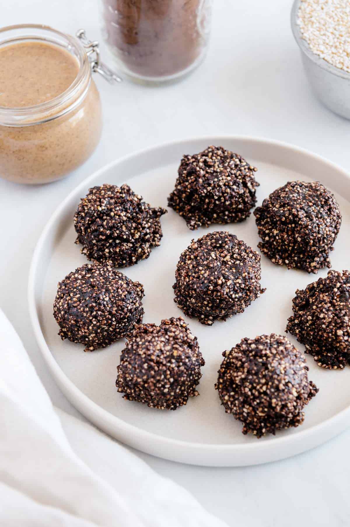 Vegan Chocolate Protein Energy Bites