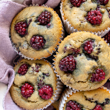 Vegan Blackberry Muffins