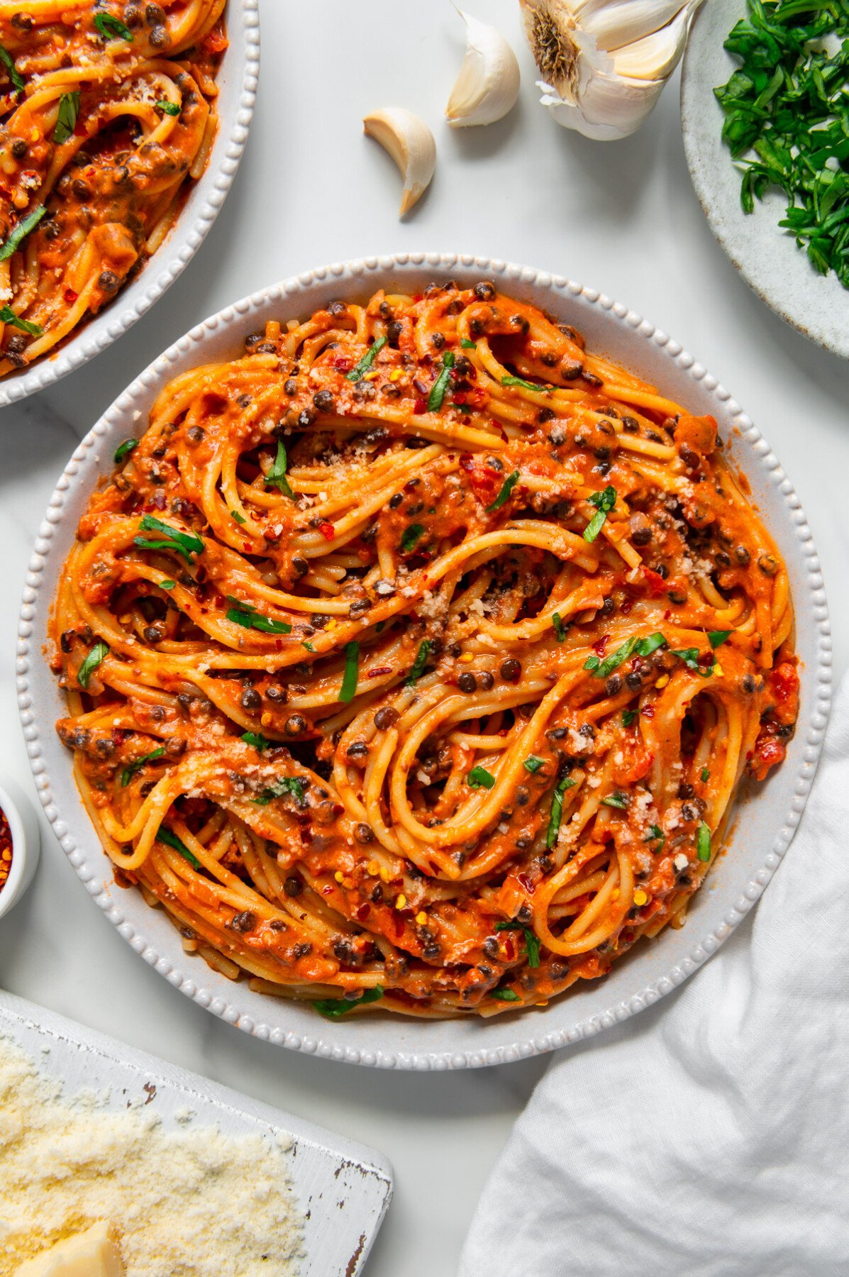 Quick and Easy Black Lentil Marinara Sauce - Eating by Elaine