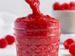 Quick + Easy Raspberry Compote (Naturally Sweetened)