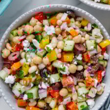 Mediterranean Dense Bean Salad (Viral TikTok Recipe)-image