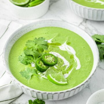 Creamy Vegan Zucchini Soup