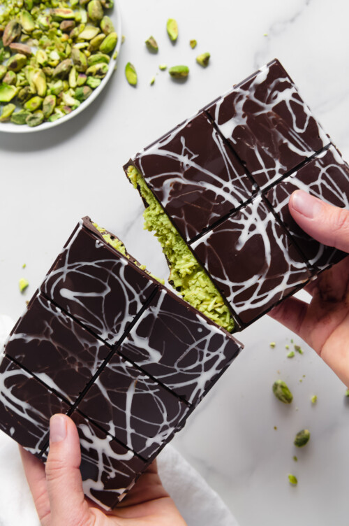 Dubai Chocolate Bar (Viral TikTok Recipe) - Vegan + GF - Eating by Elaine