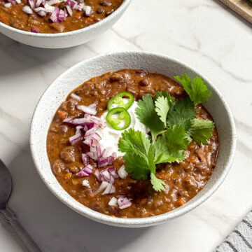 Vegan Black Bean Soup