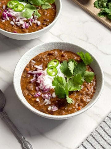 Vegan Black Bean Soup